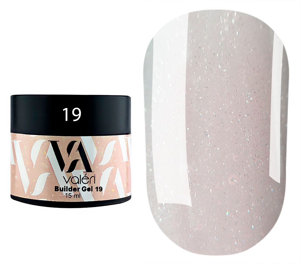 Valeri Nail Gel Builder Gel 01 Nude, 15 ml