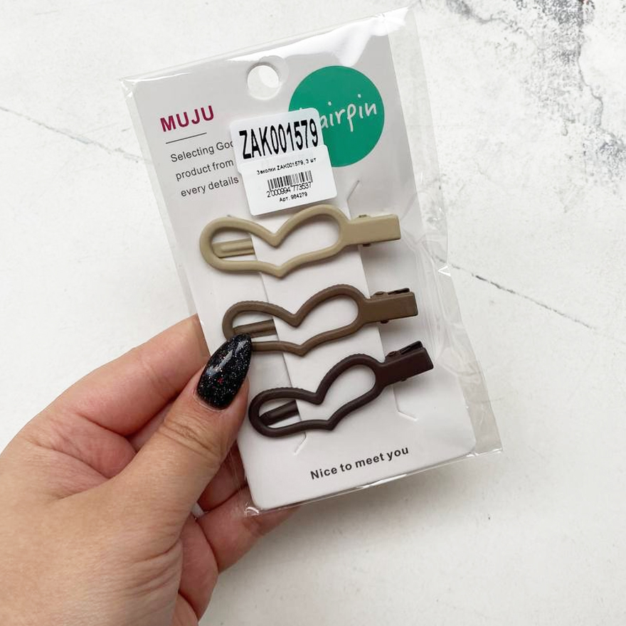 Hairpins ZAK001579, 3 pcs Hairpins ZAK001579, 3 pcs