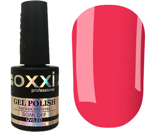 Гель-лак OXXI Professional №140 (темный розовый с еле заметным микроблеском), 10 мл