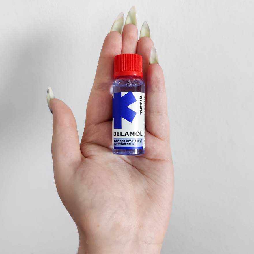 Delanol - a means for disinfection and sterilization of instruments, 20 ml