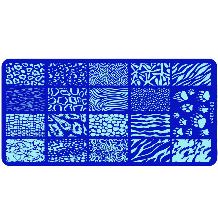 mART Stamping plate 043 (Animal print)