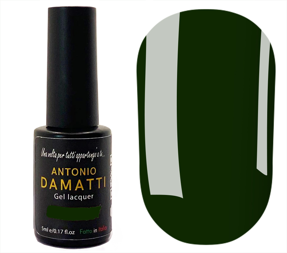 Гель-лак Antonio Damatti №118 (темный болотный, эмаль), 5 мл