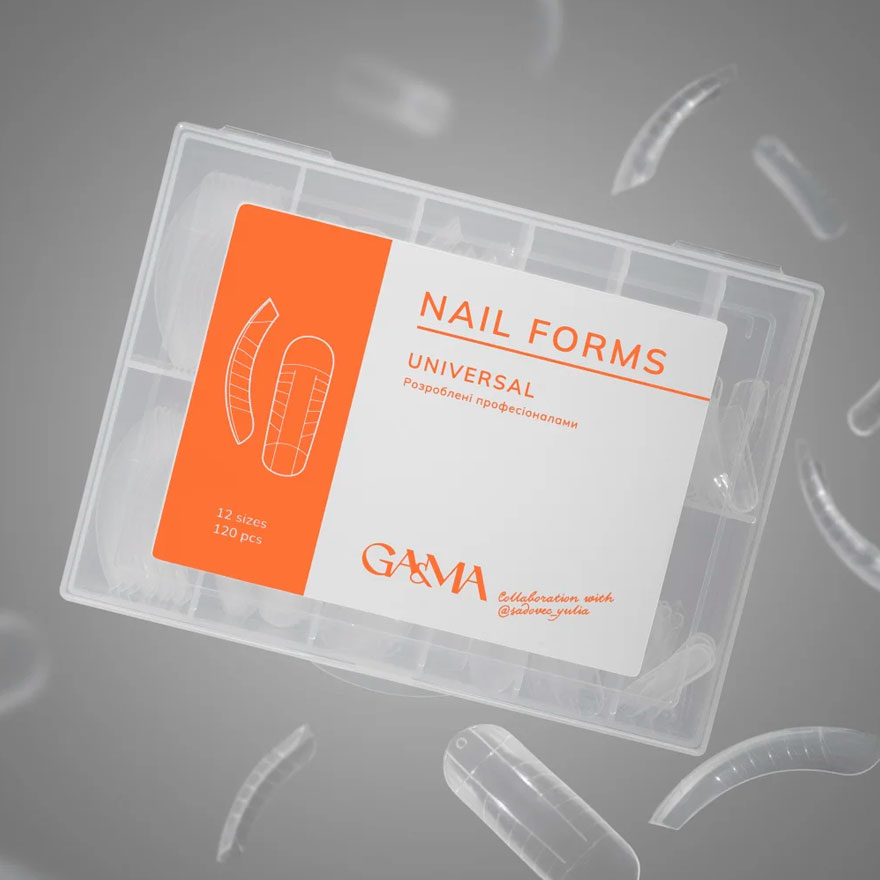 Ga&Ma Верхні форми Nails forms Universal collaboration with @sadovec_yulia