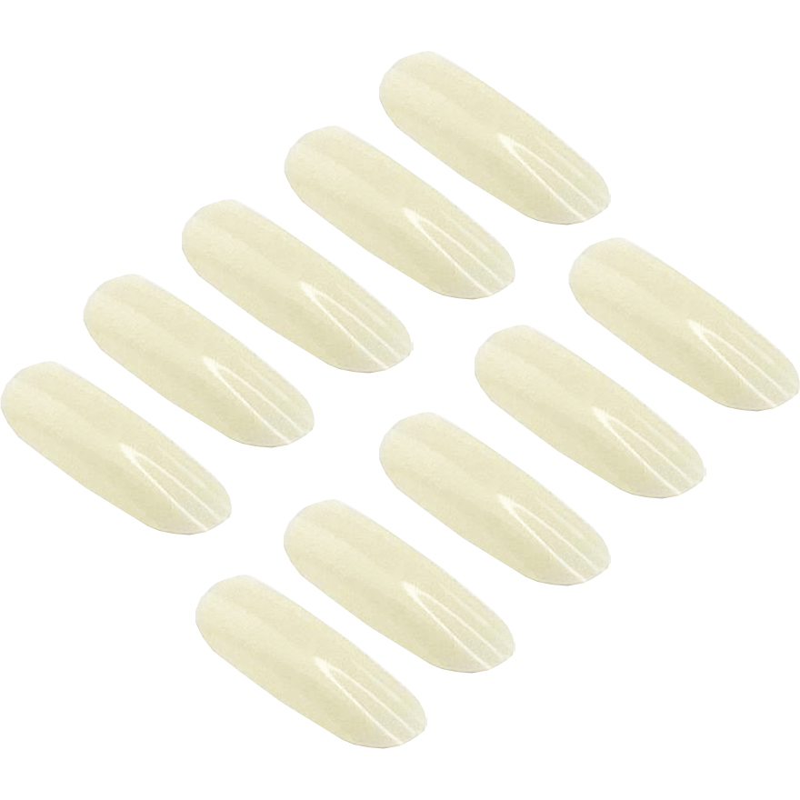 Oval tips, one size, matte, 500 pcs. Oval tips, one size, matte, 500 pcs.