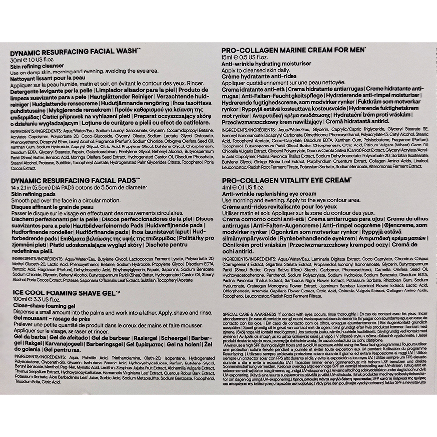 ELEMIS Set of bestsellers in cosmetics for the new Kit The Grooming Collection Travel Skincare Favorites for Him ELEMIS Set of bestsellers in cosmetics for the new Kit The Grooming Collection Travel Skincare Favorites for Him