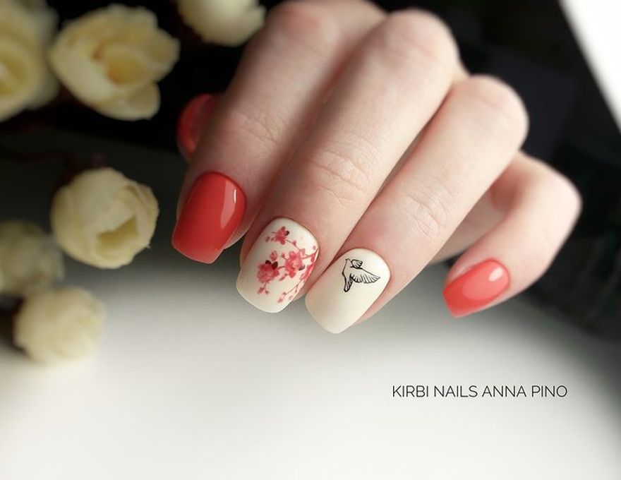 Gel polish Atica Coral in You GPM71 (coral red, enamel), 7.5 ml