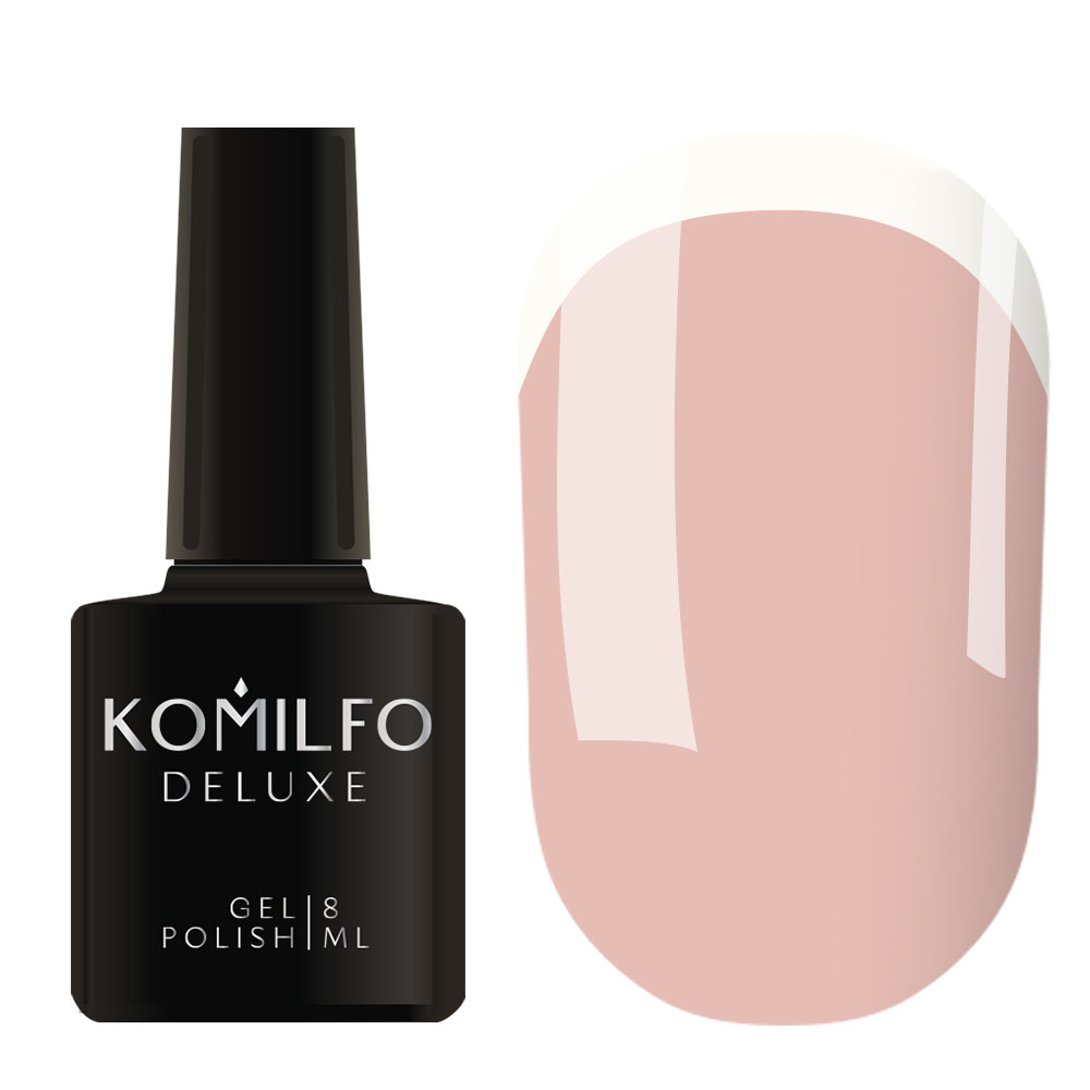 Gel Polish Komilfo French Collection F005 (warm beige, enamel, for French), 8 ml