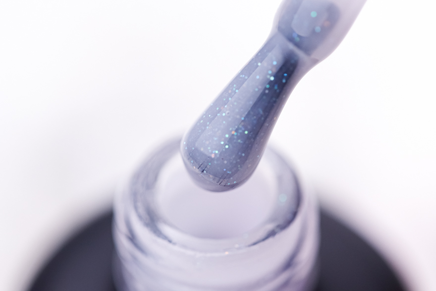 NailApex French Base FRB8 Translucent Milky Camouflage Base with Multicolor Shimmer, 15 ml