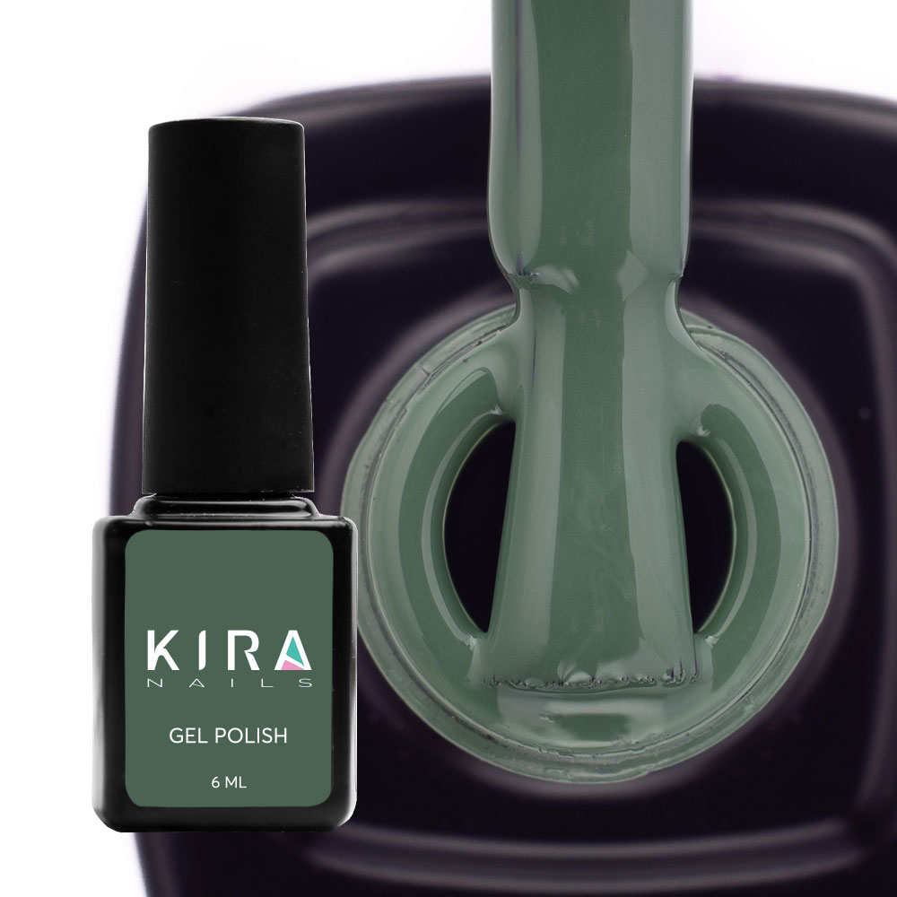 Kira Nails gel-varnish No. 171 (khaki, enamel), 6 ml