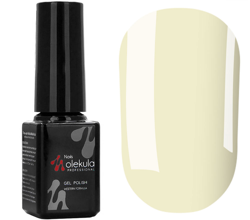 Molekula DIAMOND gel varnish No. 501 (silver, with sparkles and mica), 6 ml