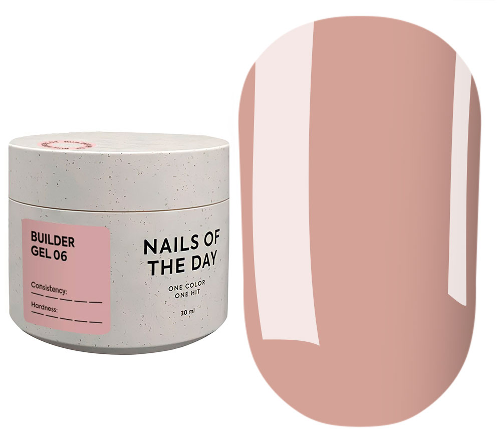 Nails Of The Day Гель для нігтів Builder gel 06, 30 мл