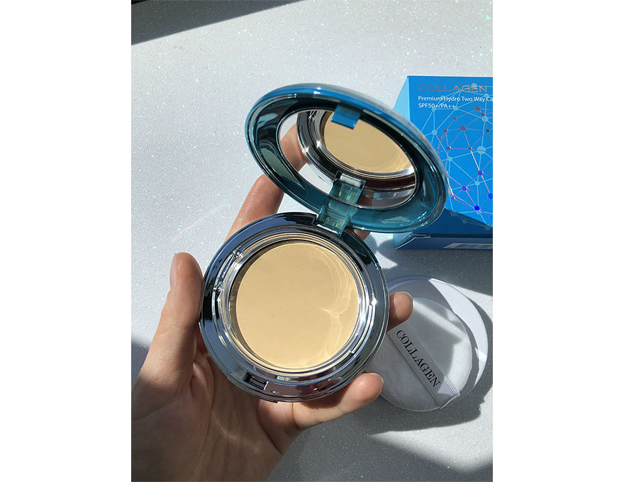 ENOUGH Collagen Hydro Moisture Two Way Cake SPF50 + / PA ++, powder # 21 + refill ENOUGH Collagen Hydro Moisture Two Way Cake SPF50 + / PA ++, powder # 21 + refill