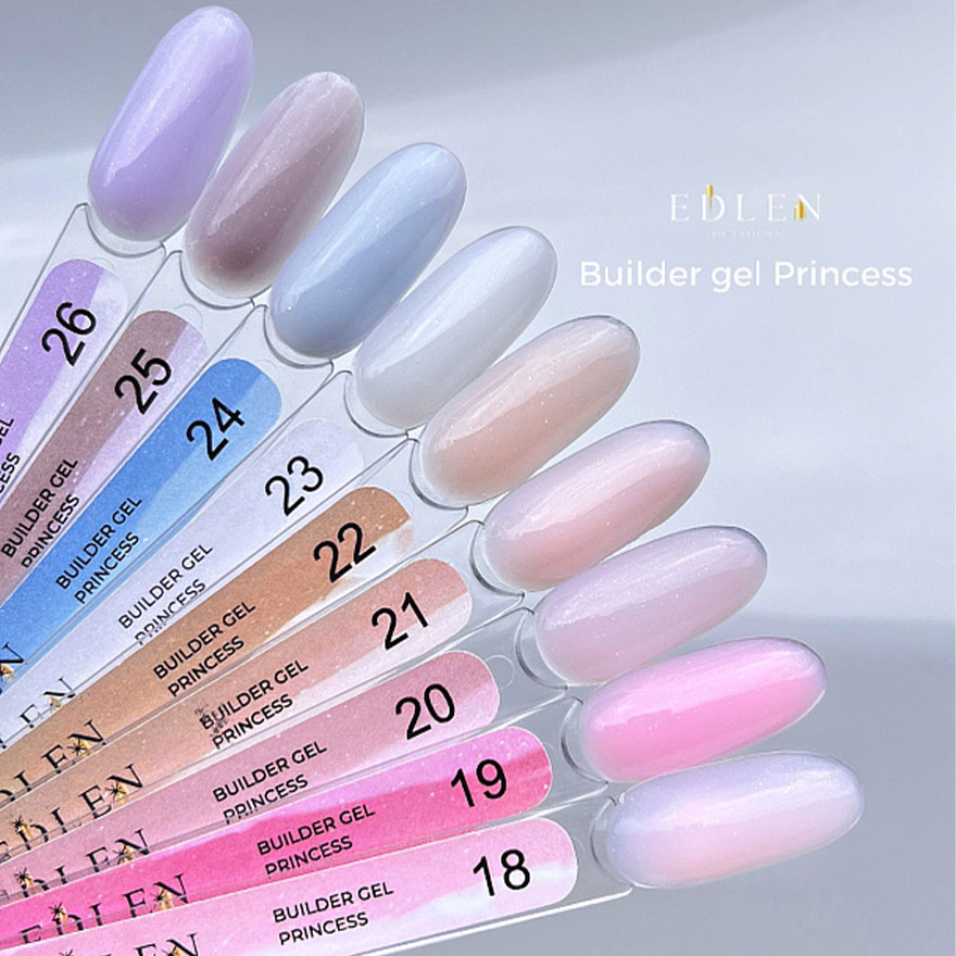 Edlen Гель для ногтей Builder gel Princess №25, 15 мл