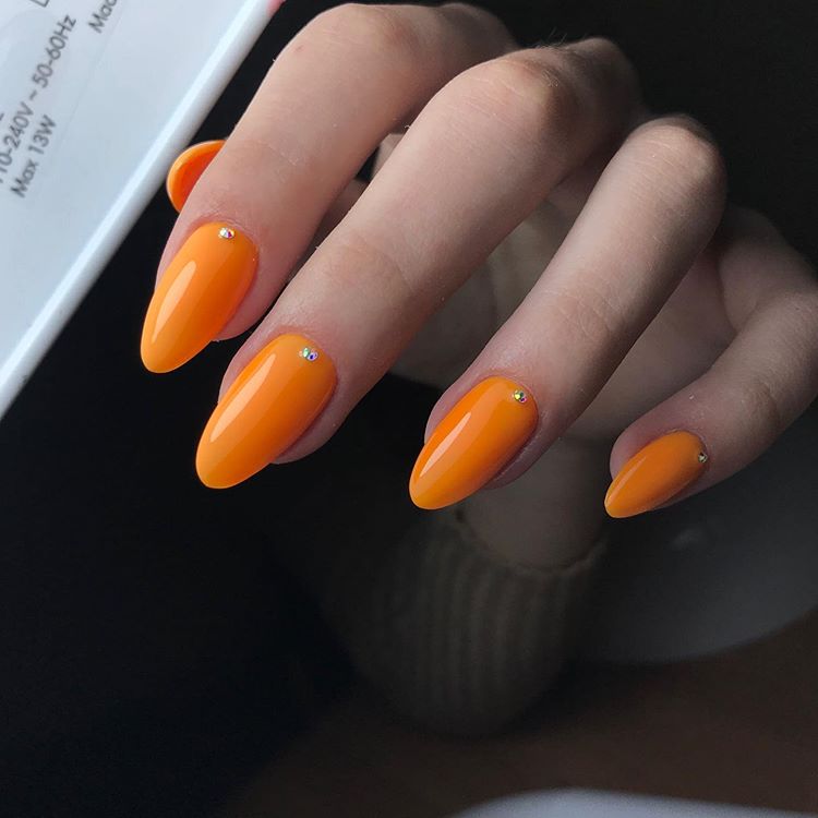 Гель-лак Kira Nails №021 (помаранчевий, емаль), 6 мл
