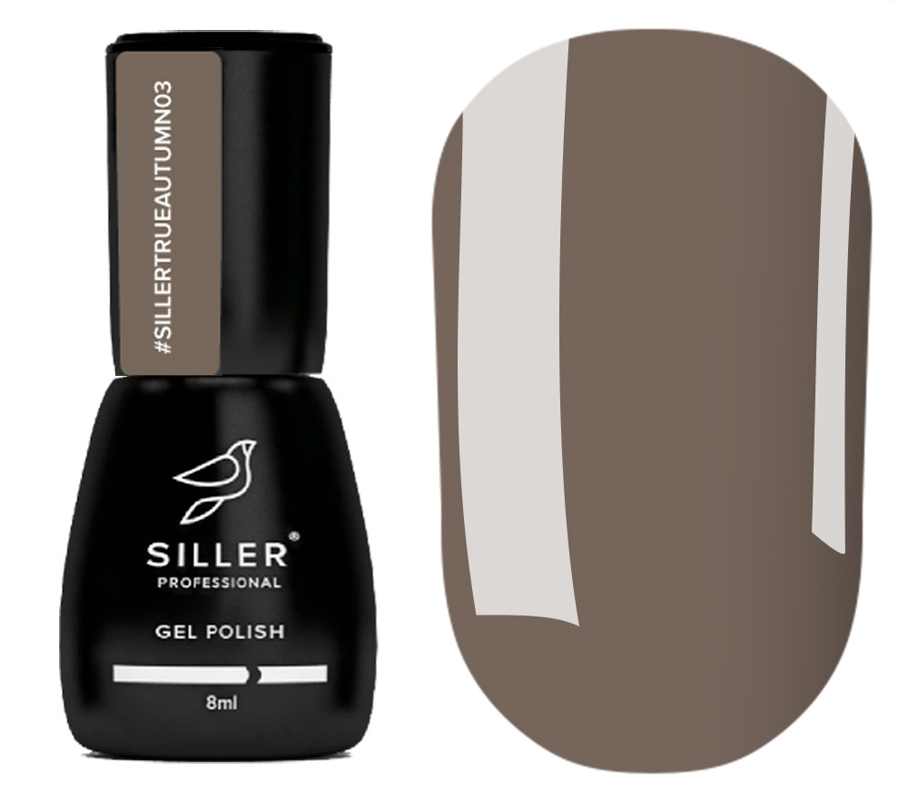 Siller Gel polish for nails True Autumn №3, 8 ml