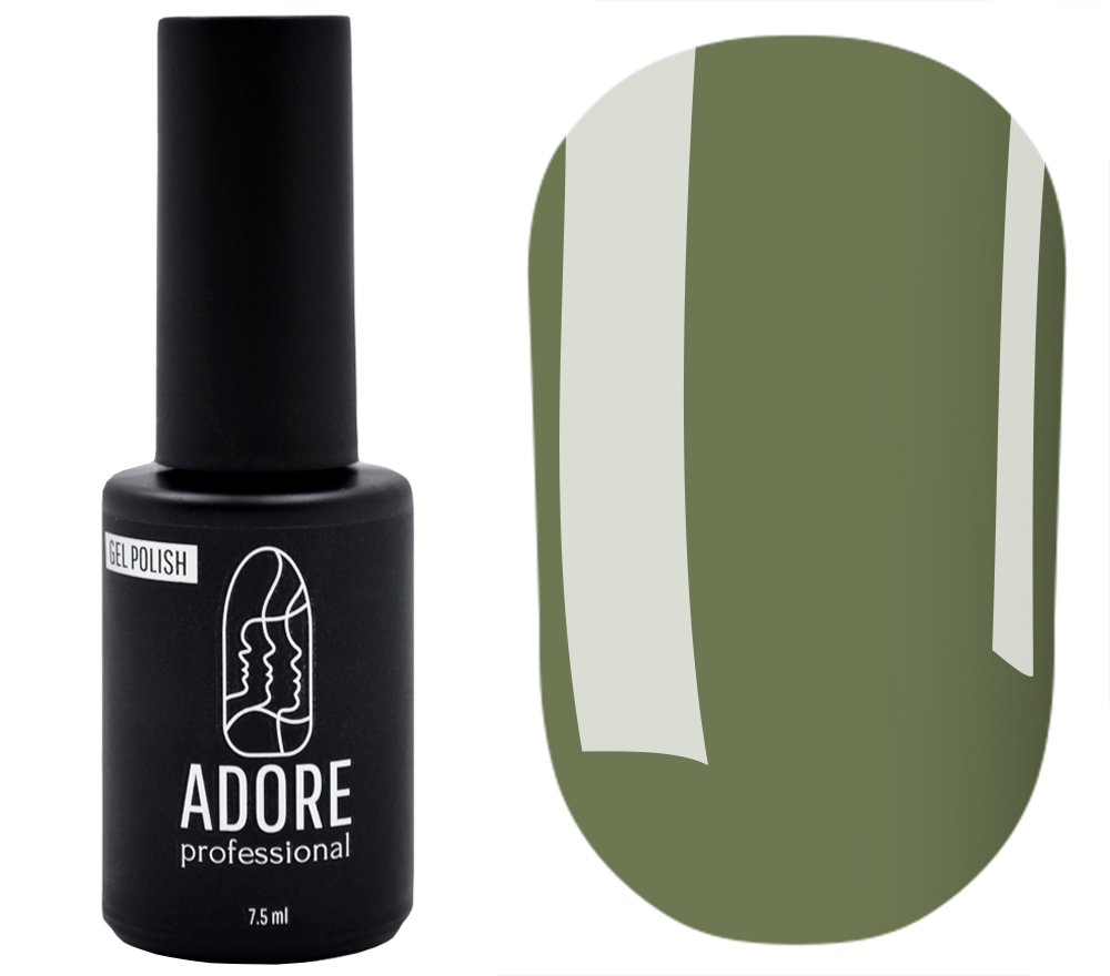 Гель-лак ADORE Professional №457 (оливковый, эмаль), 7,5 мл Гель-лак ADORE Professional №457 (оливковый, эмаль), 7,5 мл