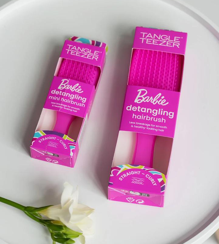 Tangle Teezer&Barbie Гребінець для волосся The Wet Detangler Mini Dopamine Pink Tangle Teezer&Barbie Гребінець для волосся The Wet Detangler Mini Dopamine Pink