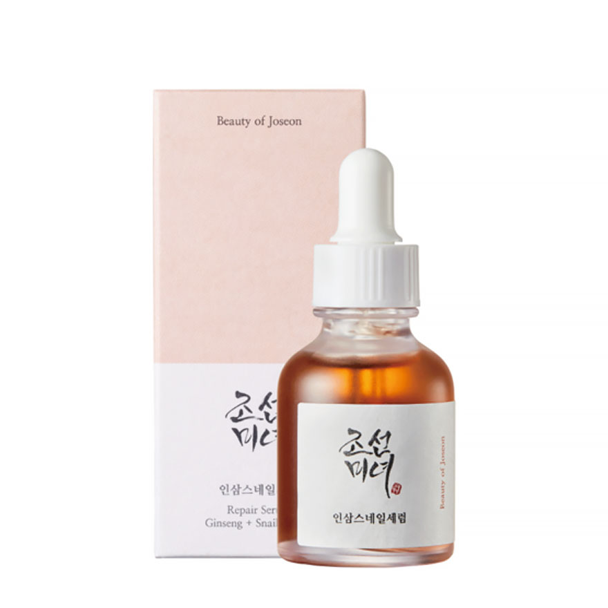 BEAUTY OF JOSEON Ampoule based on ginseng hydrolate and mucin Repair Serum: Ginseng + Snail Mucin, 30 ml
