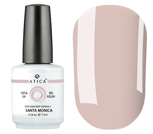 Atica GPM221 Santa Monica gel varnish (smoky pink, enamel), 7.5 ml