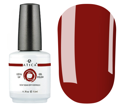 Gel varnish Atica GPM220 Love Story (berry red, enamel), 7.5 ml