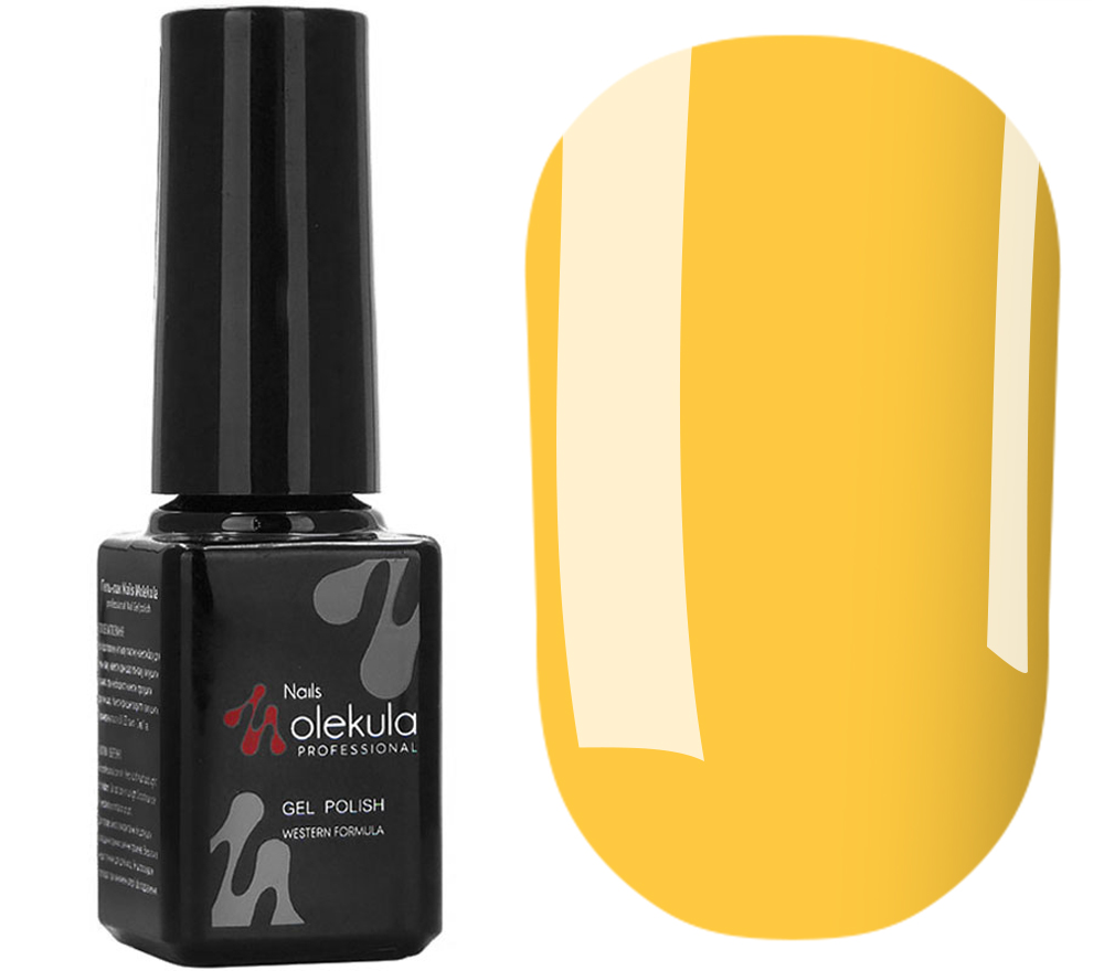Molekula gel varnish No. 030 (yellow, enamel), 6 ml