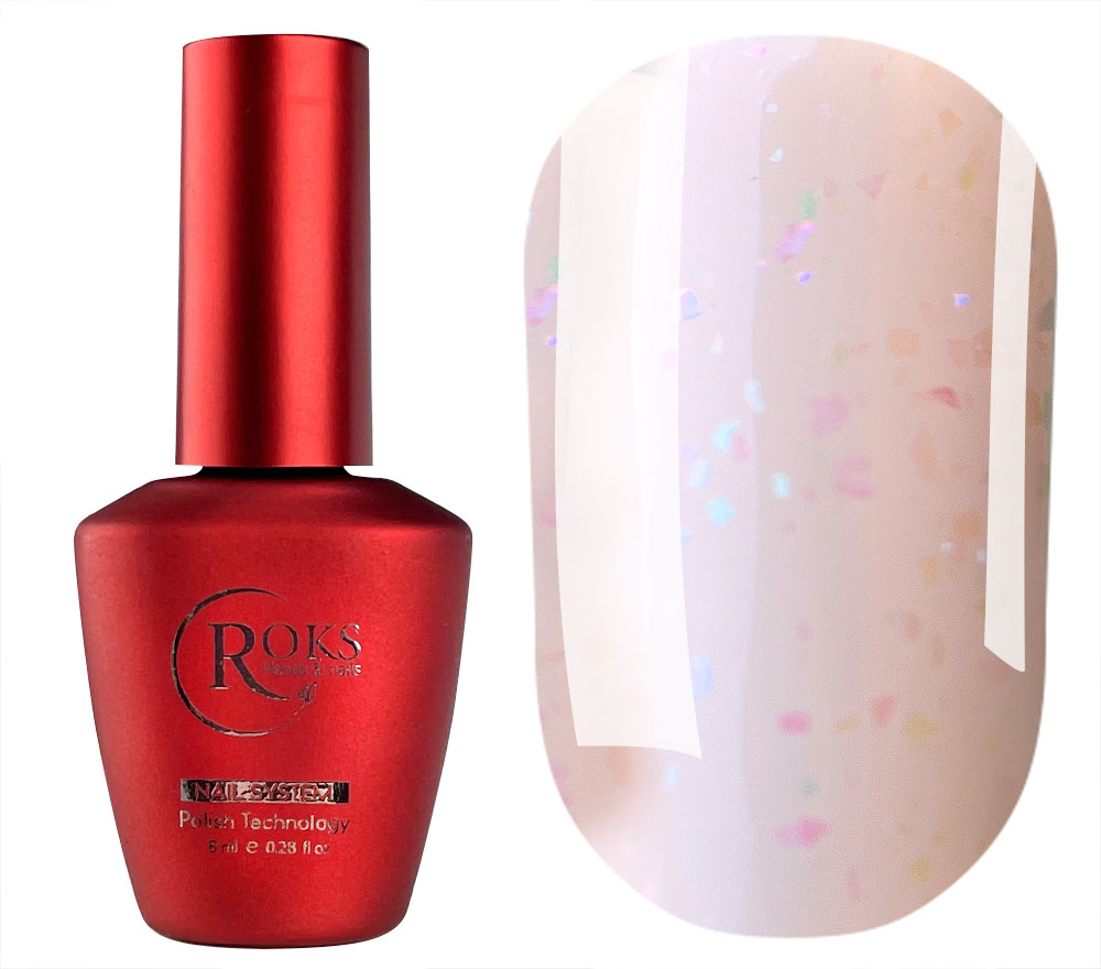 Roks Nail base Rubber Base French, Potal Base No. 90, 8 ml