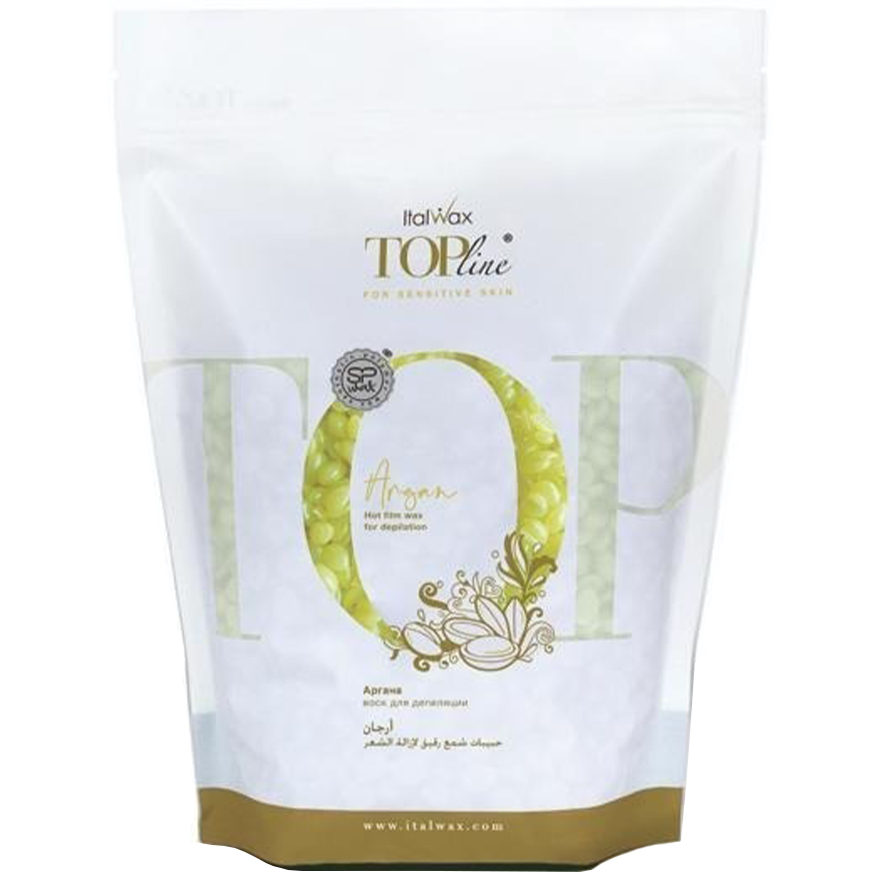 ITALWAX Hot wax granules Argan Top Line yellow, 750 gr.
