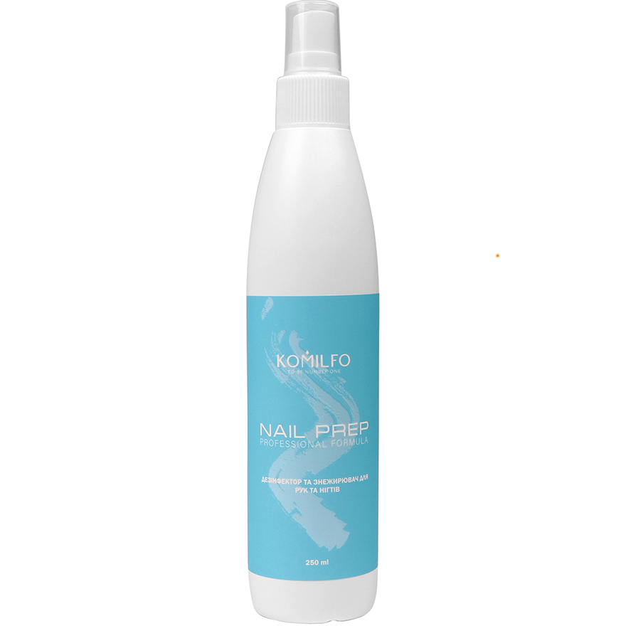 Komilfo Nail Prep - disinfectant and degreaser for nails, 250 ml