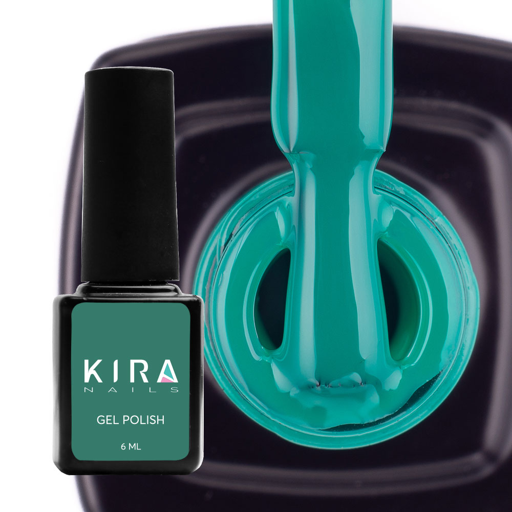 Kira Nails gel varnish No. 078 (green, enamel), 6 ml