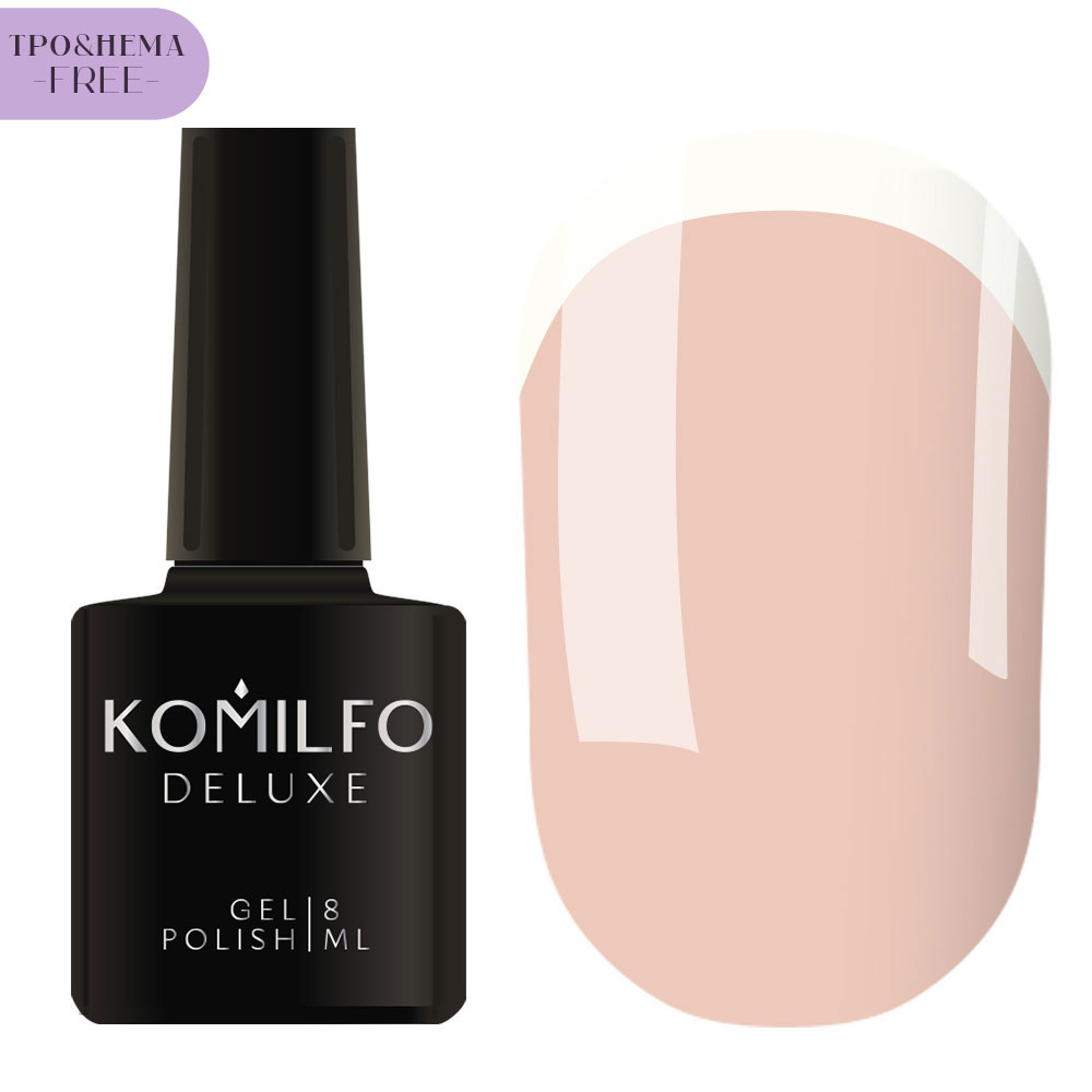 Gel varnish Komilfo DeLuxe Termo C003 (light brown, when heated - bright light green), 8 ml