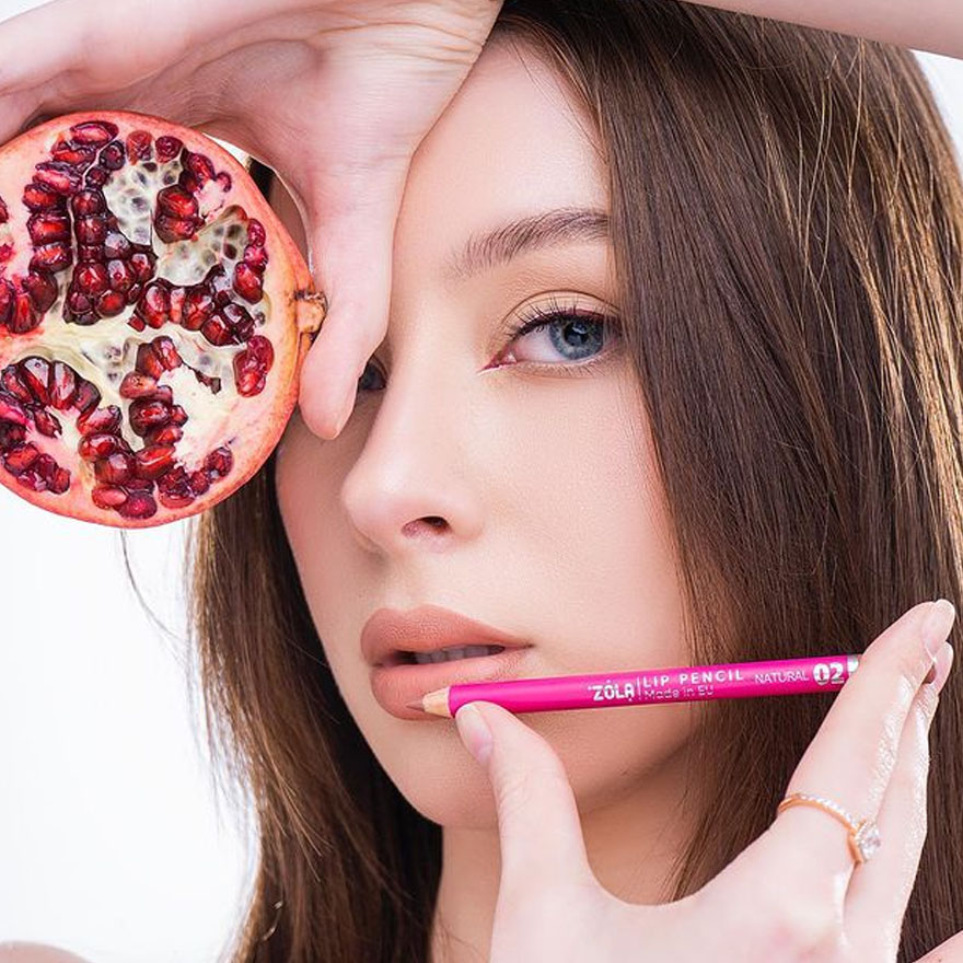 ZOLA Олівець для губ Lip Pencil - 02 Natural ZOLA Олівець для губ Lip Pencil - 02 Natural