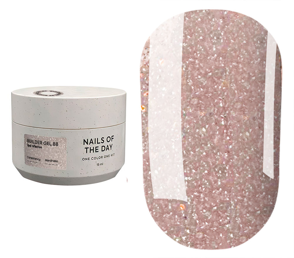 Nails Of The Day Гель для нігтів Builder gel 88, 15 мл