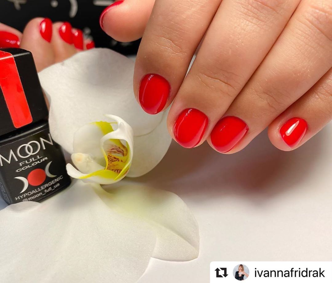 MOON FULL color Gel polish No. 134 gel-varnish (mountain ash, enamel), 8 ml
