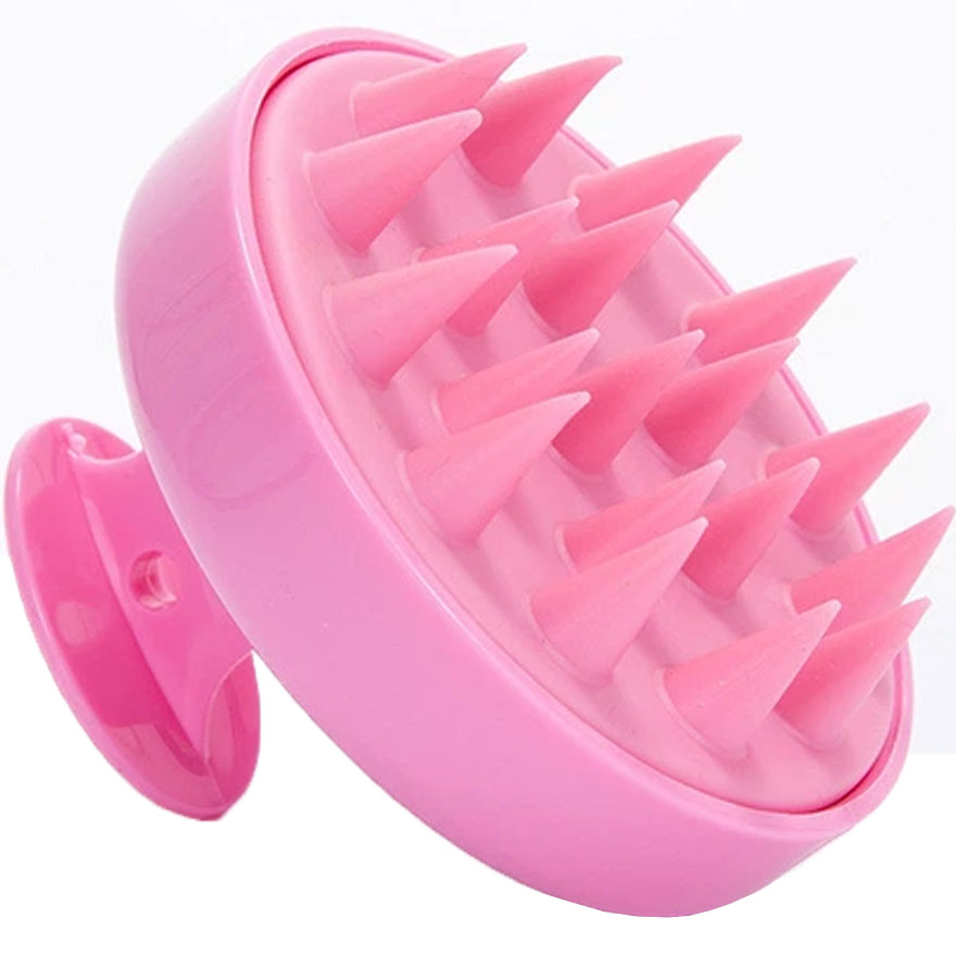 Massage silicone scalp brush, lilac