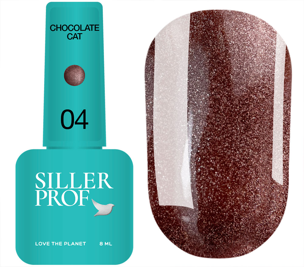 Siller Гель-лак Chocolate cat №04, 8 мл Siller Гель-лак Chocolate cat №04, 8 мл