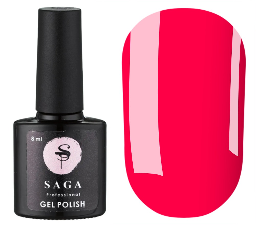 SAGA professional tropical BASE з пензликом 3 (фуксія, неоновий), 9 мл