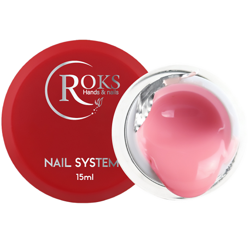 Roks Гель для нігтів Builder Gel №3 льодяник (lollipop), 15 мл
