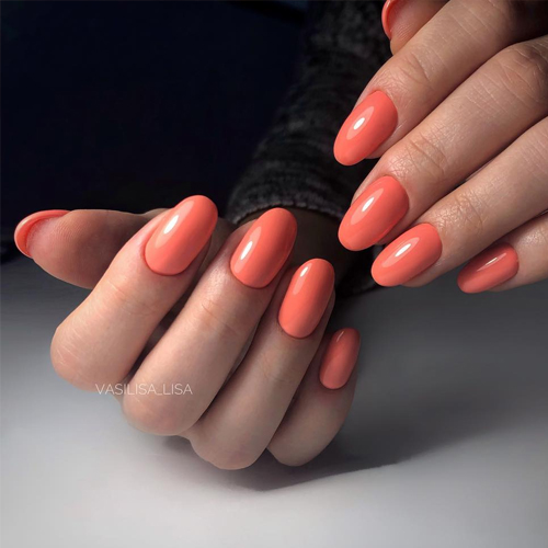 Gel Polish Komilfo Deluxe Series D076 (peach pink, enamel), 8 ml.