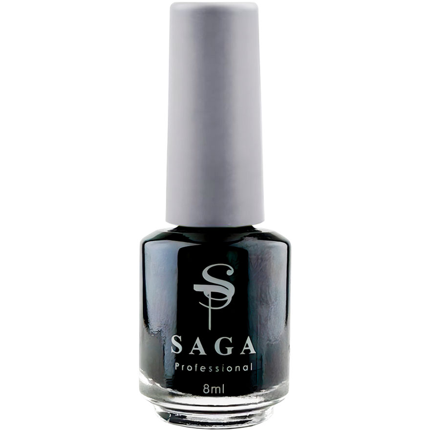 SAGA professional varnish for stamping with a sticky layer 01 black, 8 ml