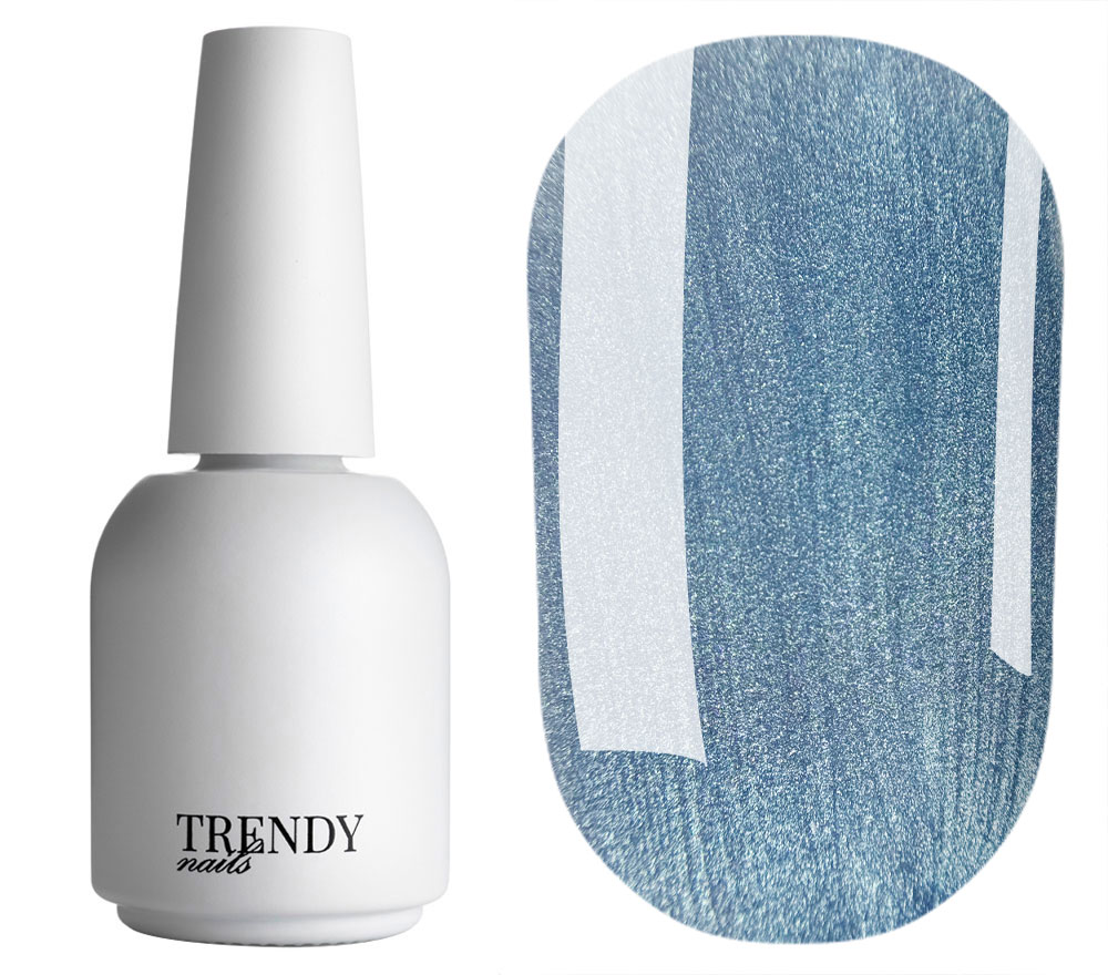 Trendy Nails Гель-лак Gel Polish Cat Eye's Gummy Bear "Aqua Teddy", 10 мл