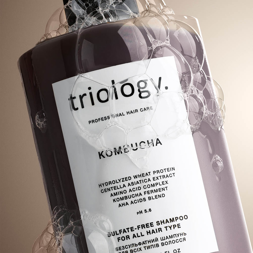 Triology Безсульфатний шампунь для всіх типів волосся з комбучею Kombucha, 500 мл