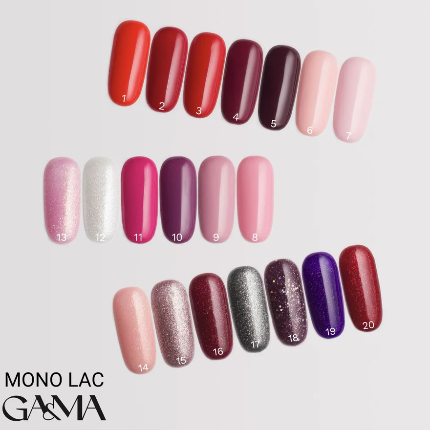 Gemely (ex. GA&MA) Гель-лак однофазний Mono Lac gel polish 001, 6 мл