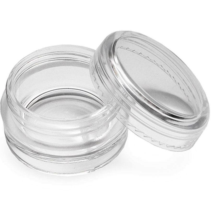 Jar for stones, round (transparent), 3 ml Jar for stones, round (transparent), 3 ml