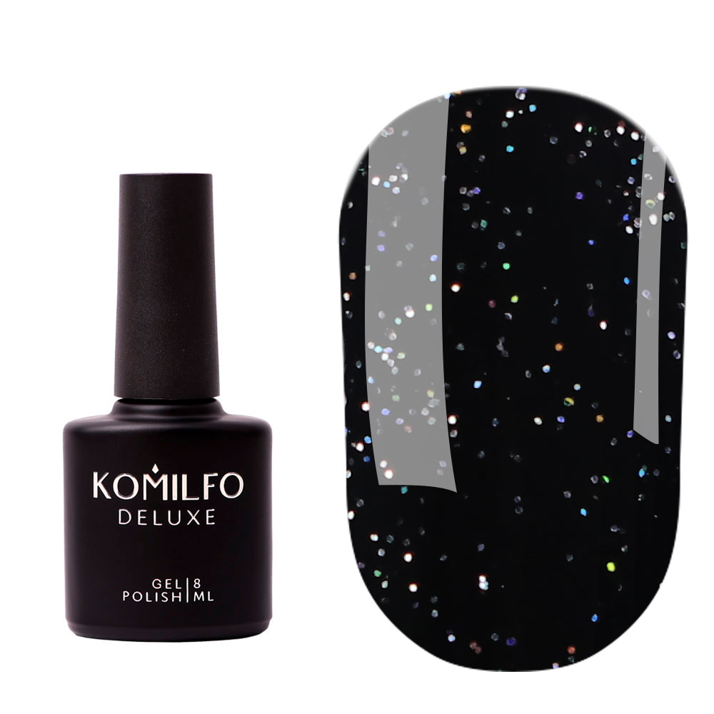 Komilfo No Wipe Holographic Top - голографический топ без ЛС, 8 мл Komilfo No Wipe Holographic Top - голографический топ без ЛС, 8 мл
