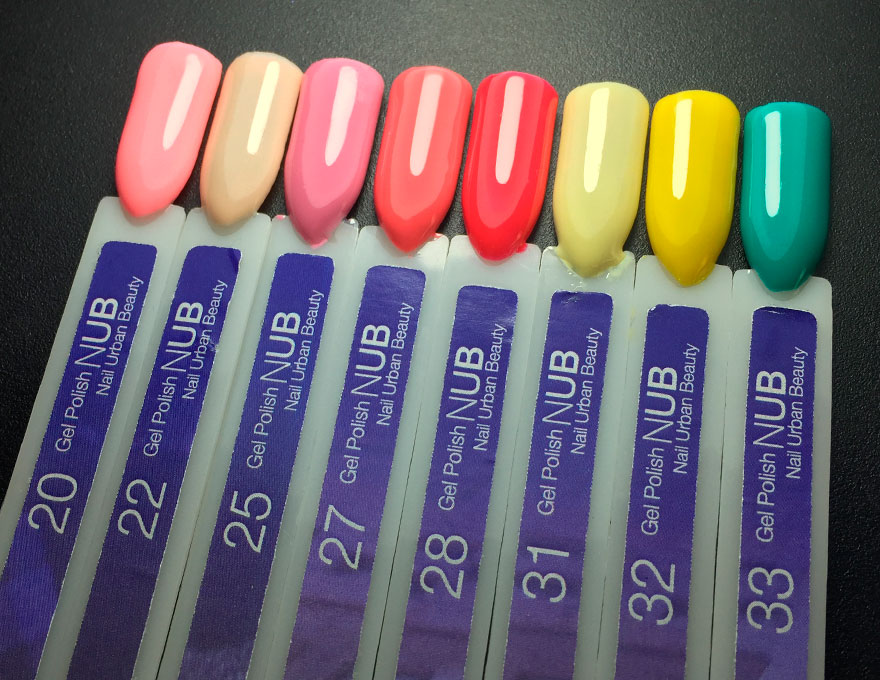 NUB 031 Hibiskus gel varnish (light yellow, enamel), 8 ml