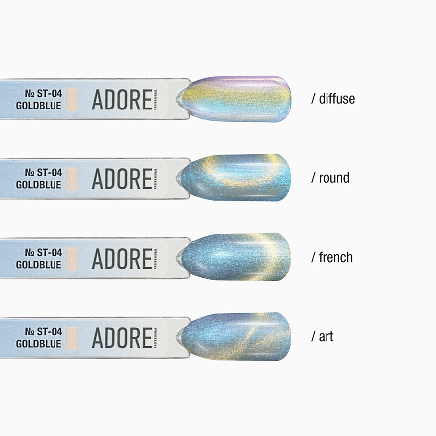 ADORE Gel Polish Гель-лак Cat’s eye St-04, 12 мл