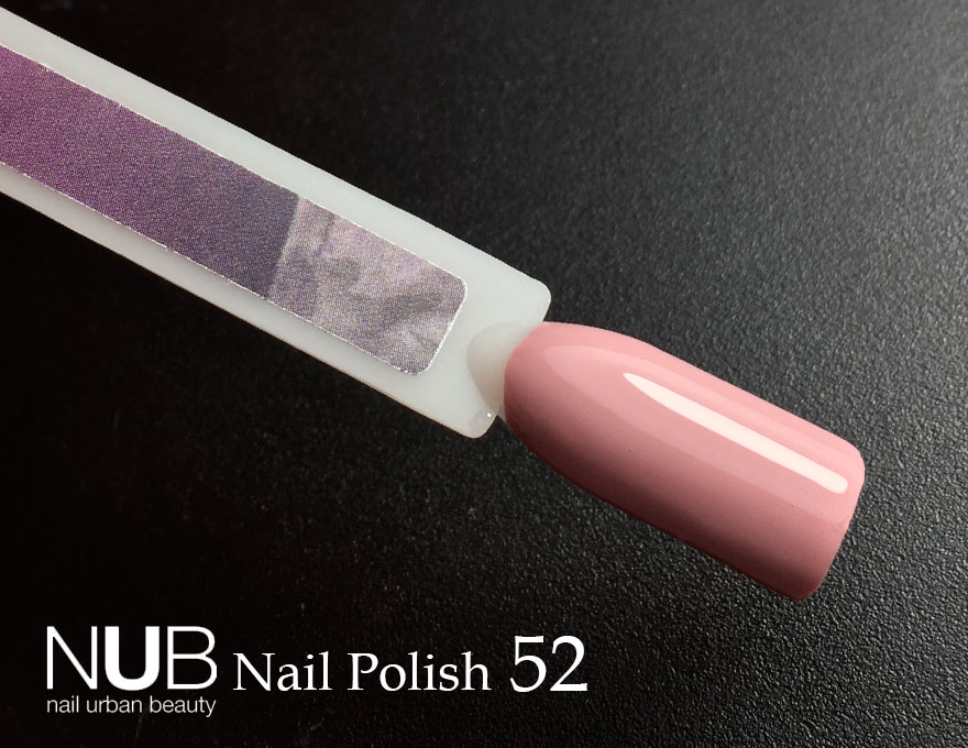 Nail polish NUB 052 Brave (beige, enamel), 14 ml