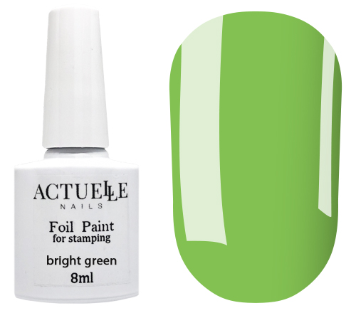 Actuelle Nails фарба з ефектом лиття, яскраво-зелений, 8 мл