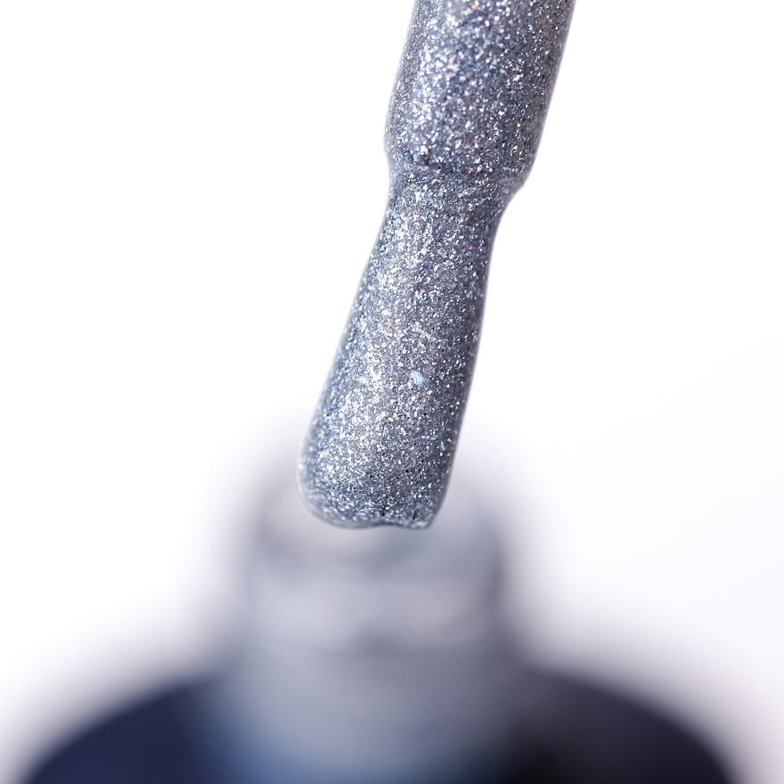 Гель-лак NUB NIGHT LIGHT NL1 (сріблястий, світловідбиваючий), 8 мл