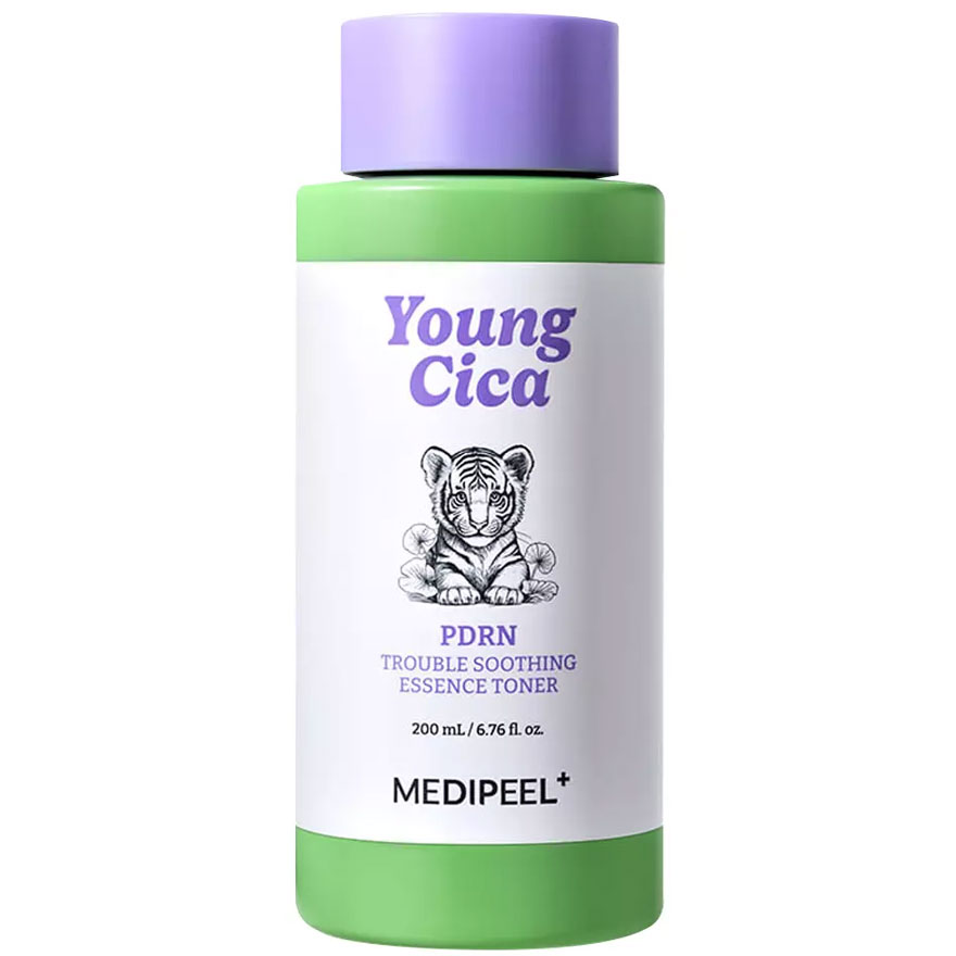 MEDI-PEEL Тонер-эссенция успокаивающая с центеллой и PDRN Young Cica PDRN Trouble Soothing Essence Toner, 200 мл